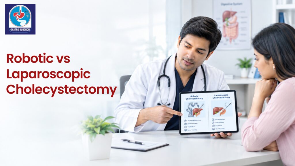 Robotic vs laparoscopic cholecystectomy